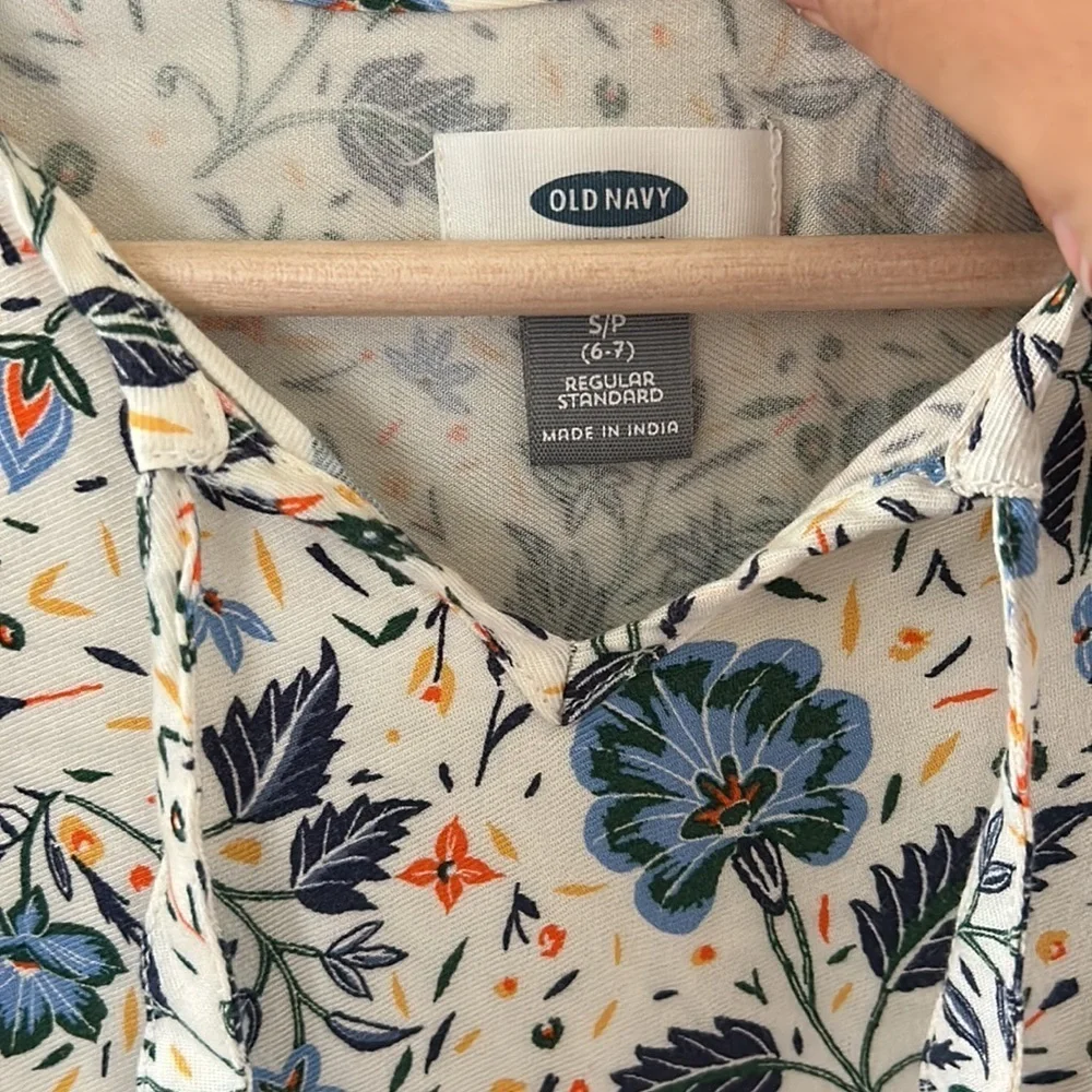 OLD NAVY Floral‎ Girls S (7/8) Boho Style dress.